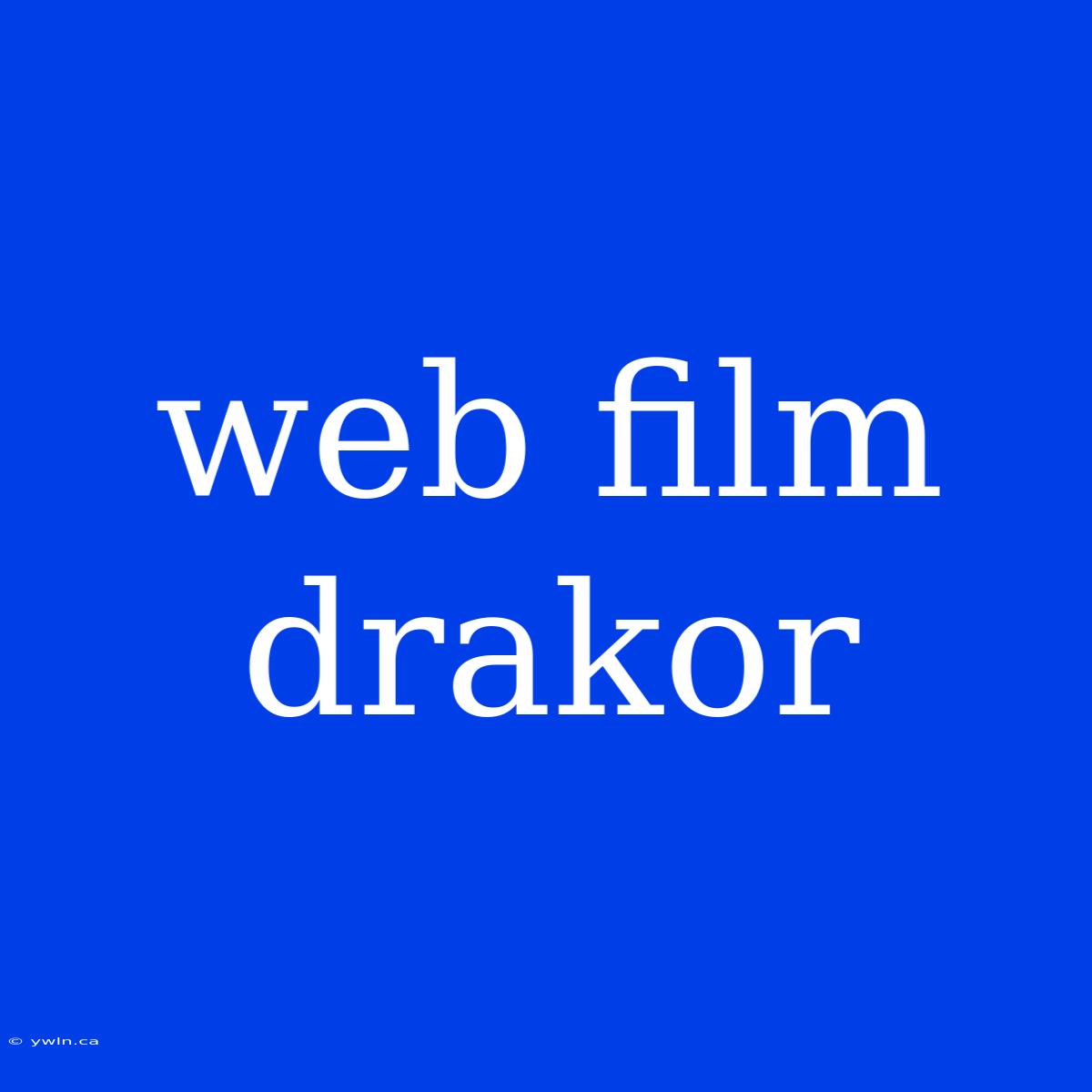 Web Film Drakor