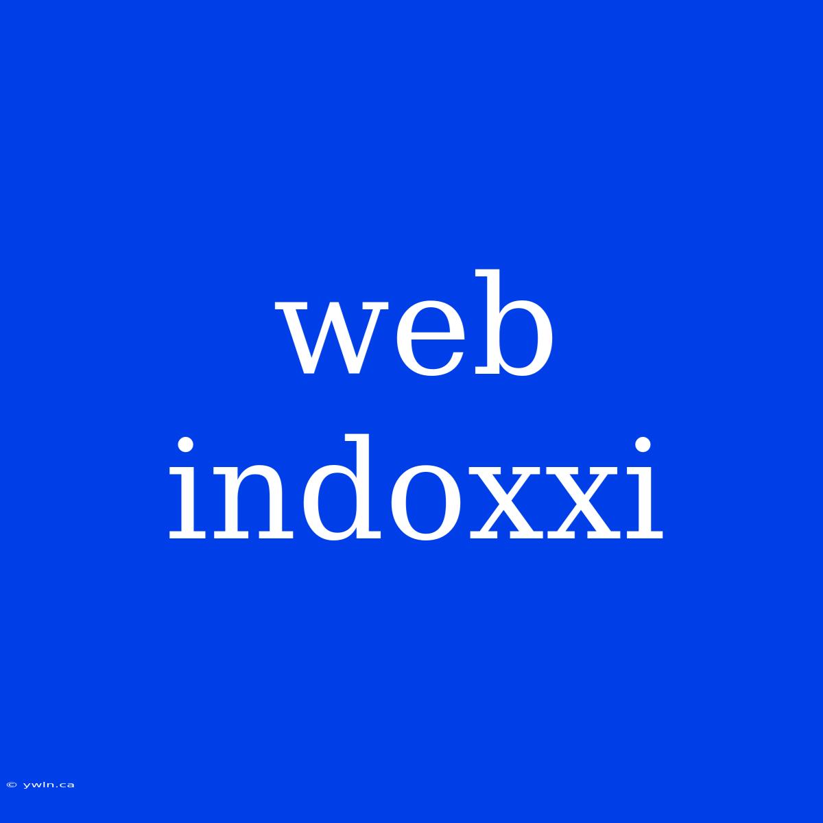 Web Indoxxi