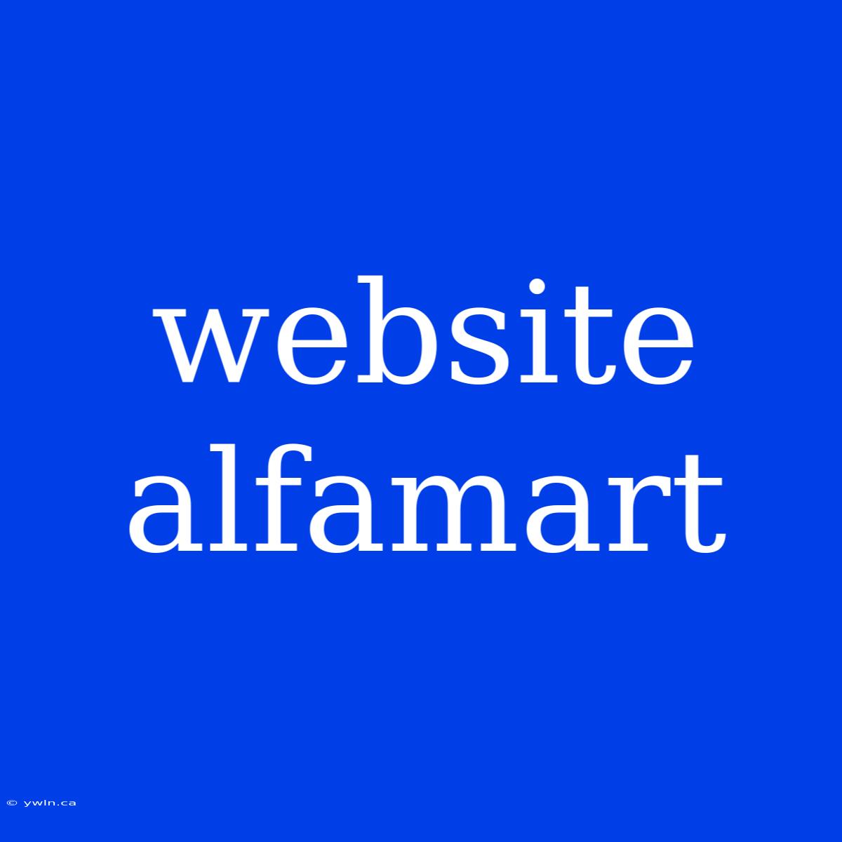 Website Alfamart