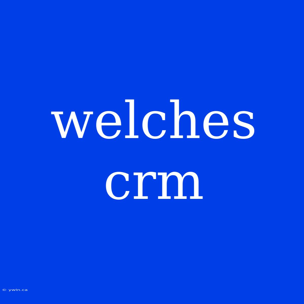 Welches Crm