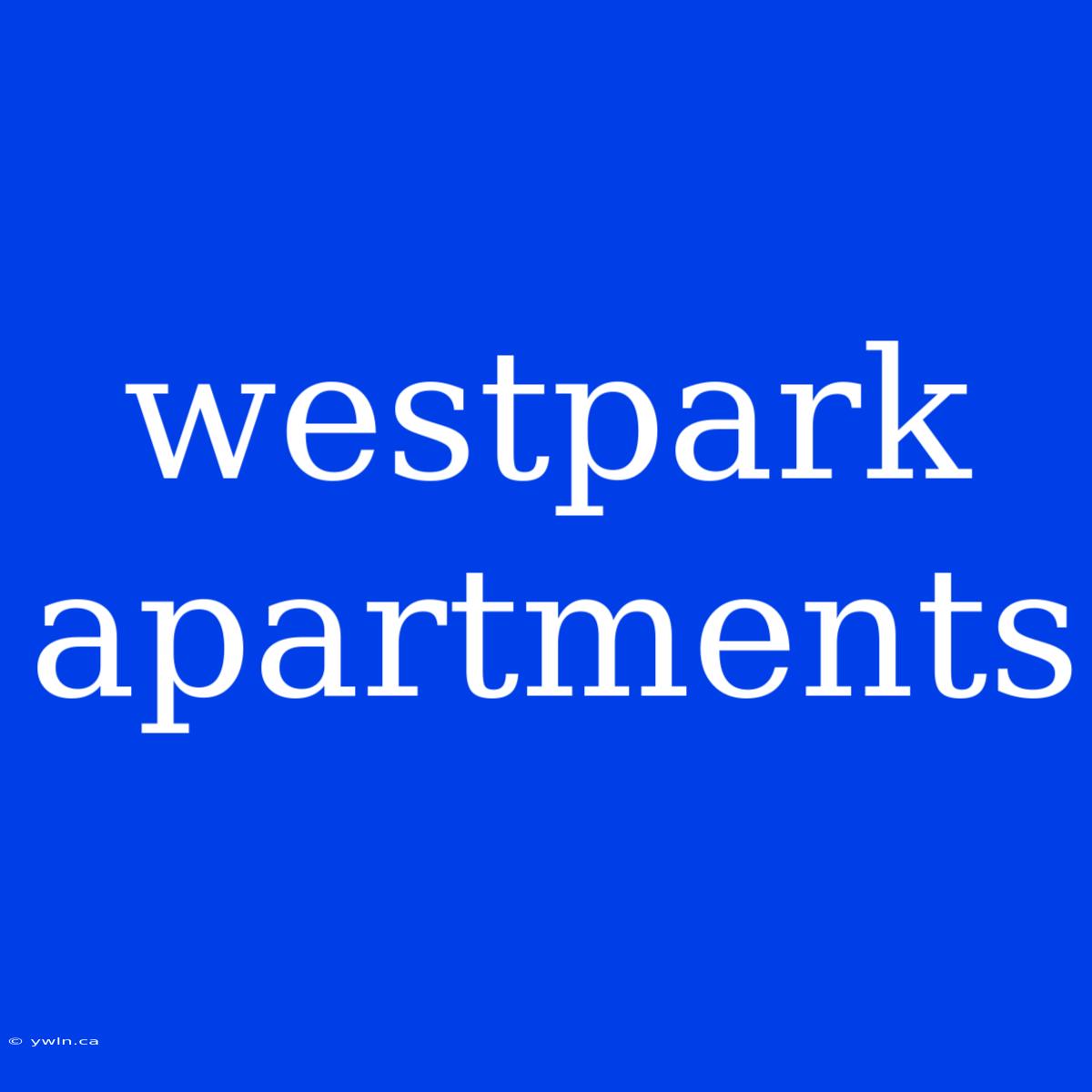 Westpark Apartments