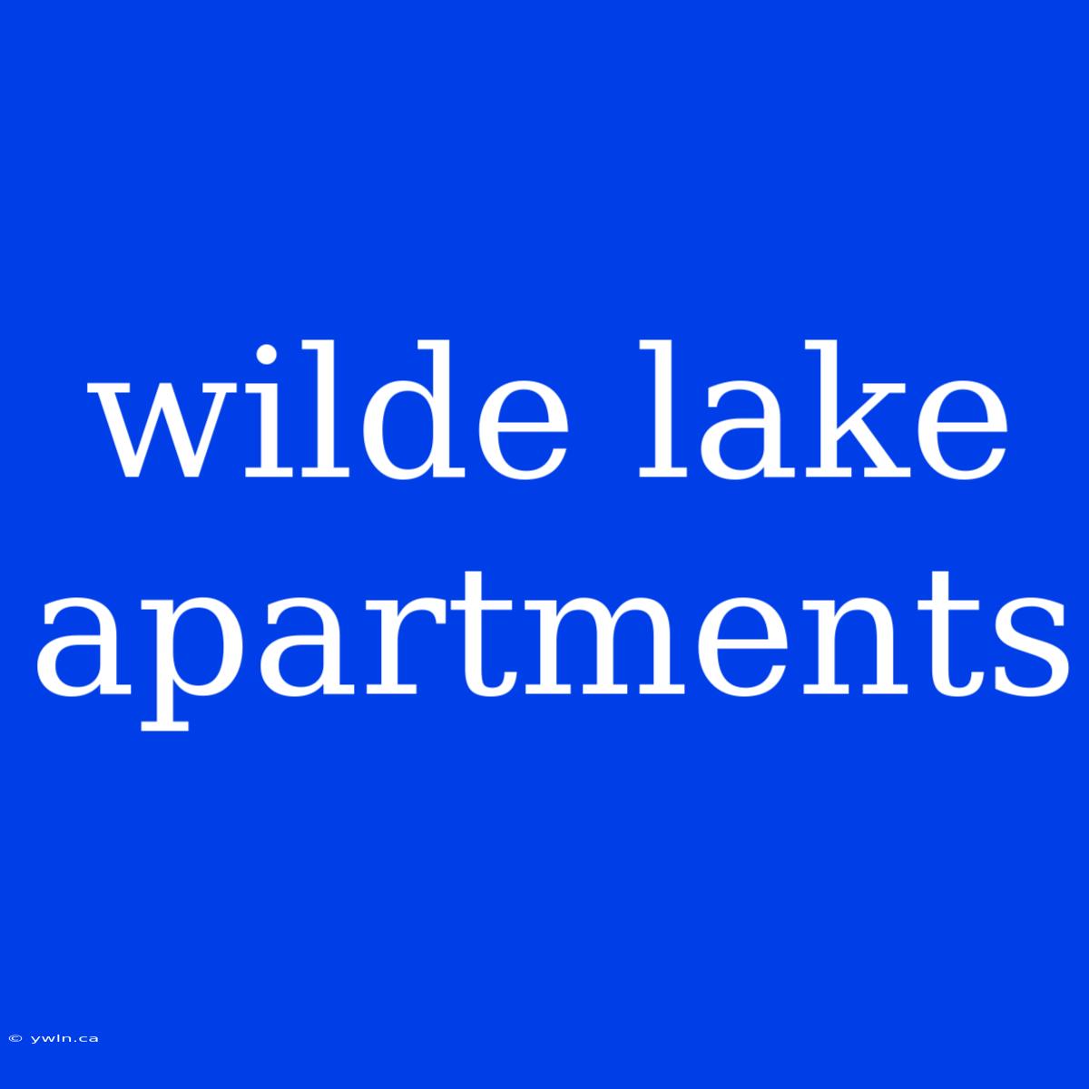 Wilde Lake Apartments