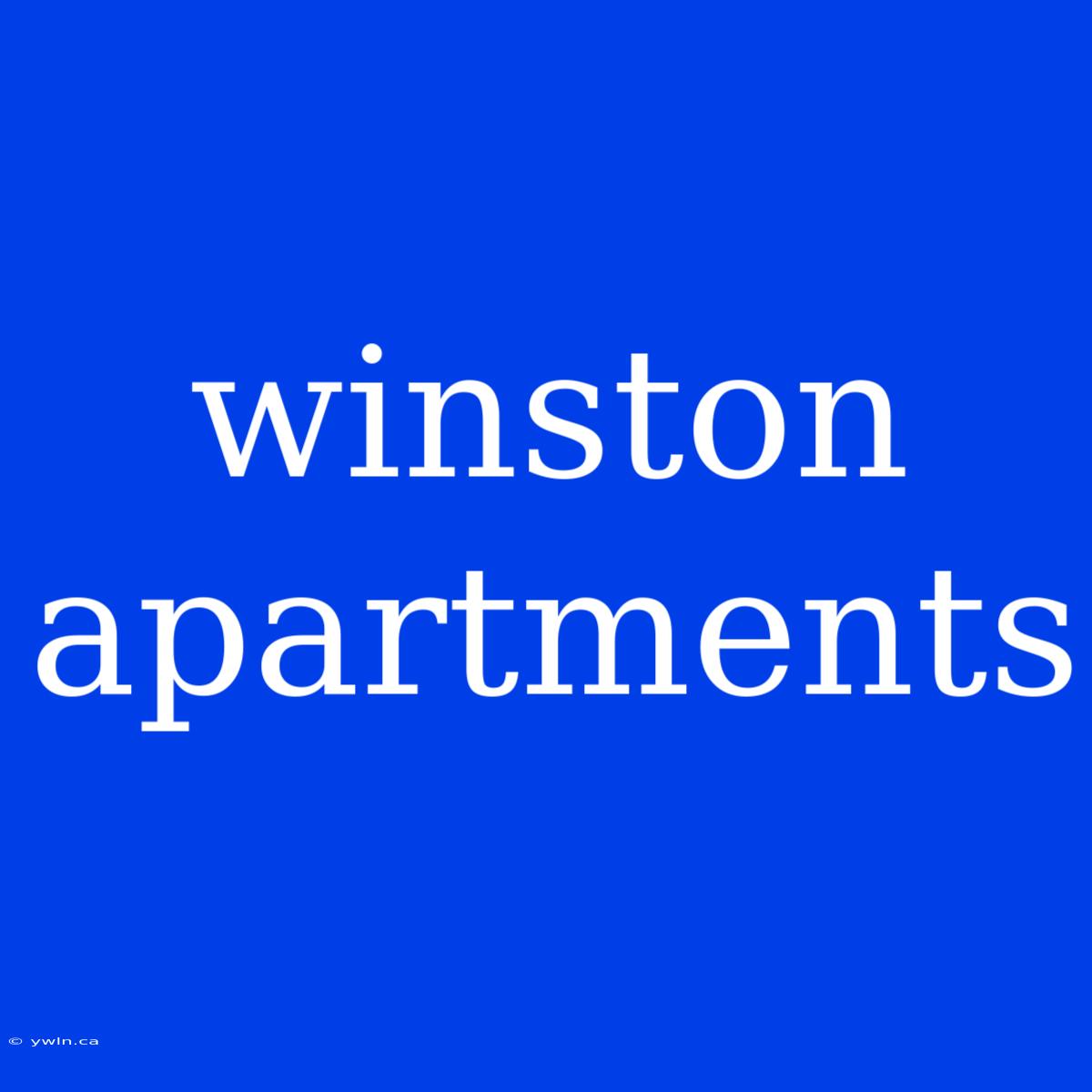 Winston Apartments