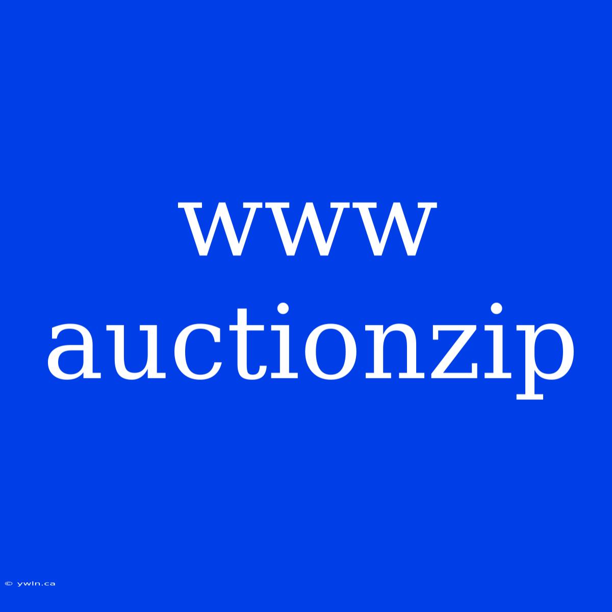 Www Auctionzip