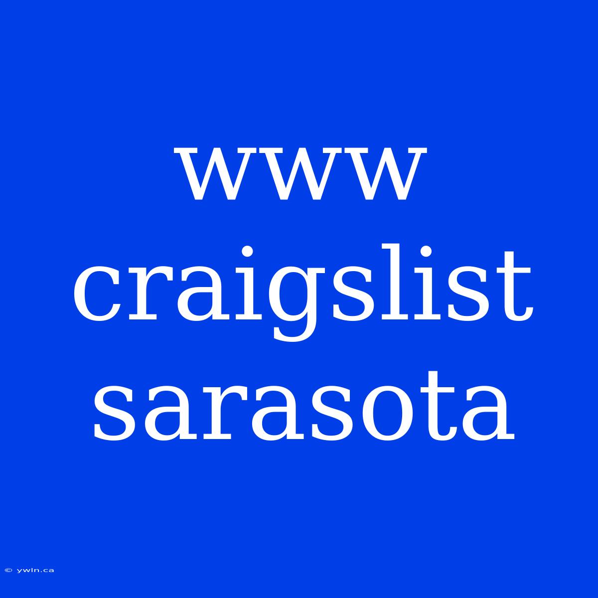 Www Craigslist Sarasota