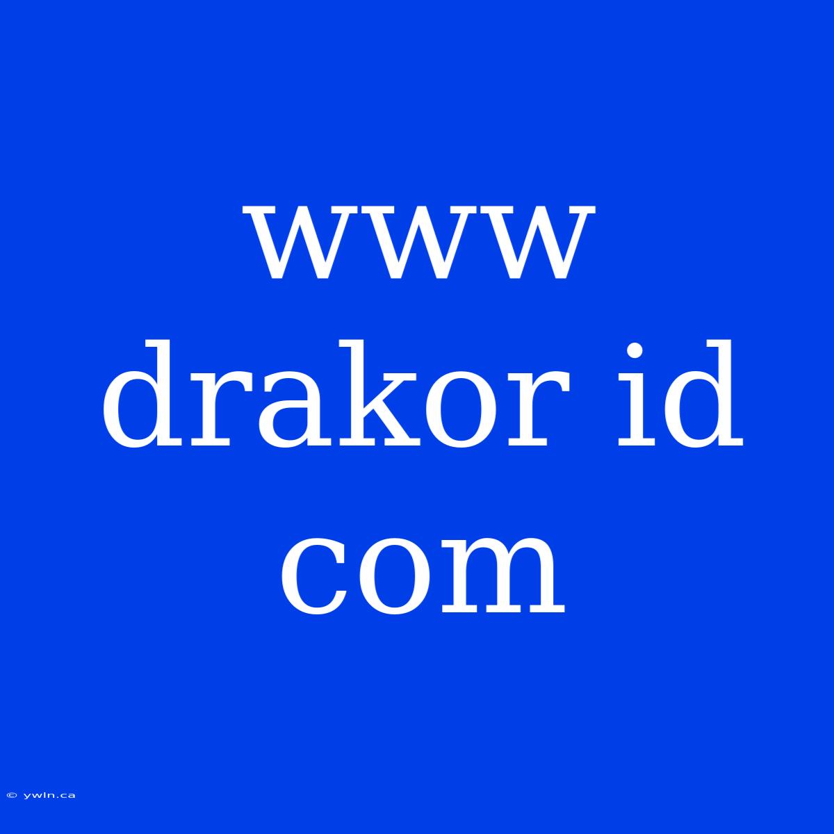 Www Drakor Id Com