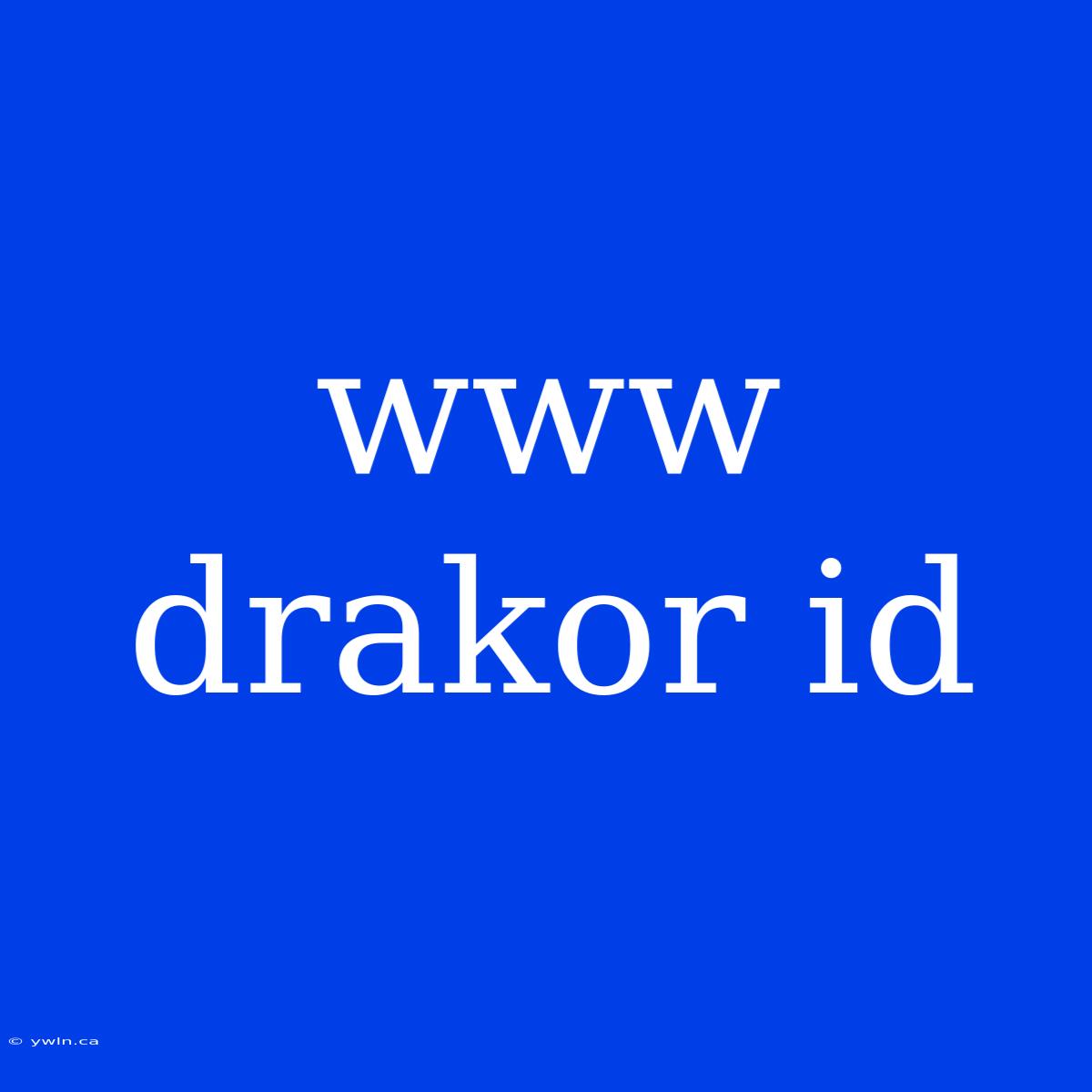 Www Drakor Id