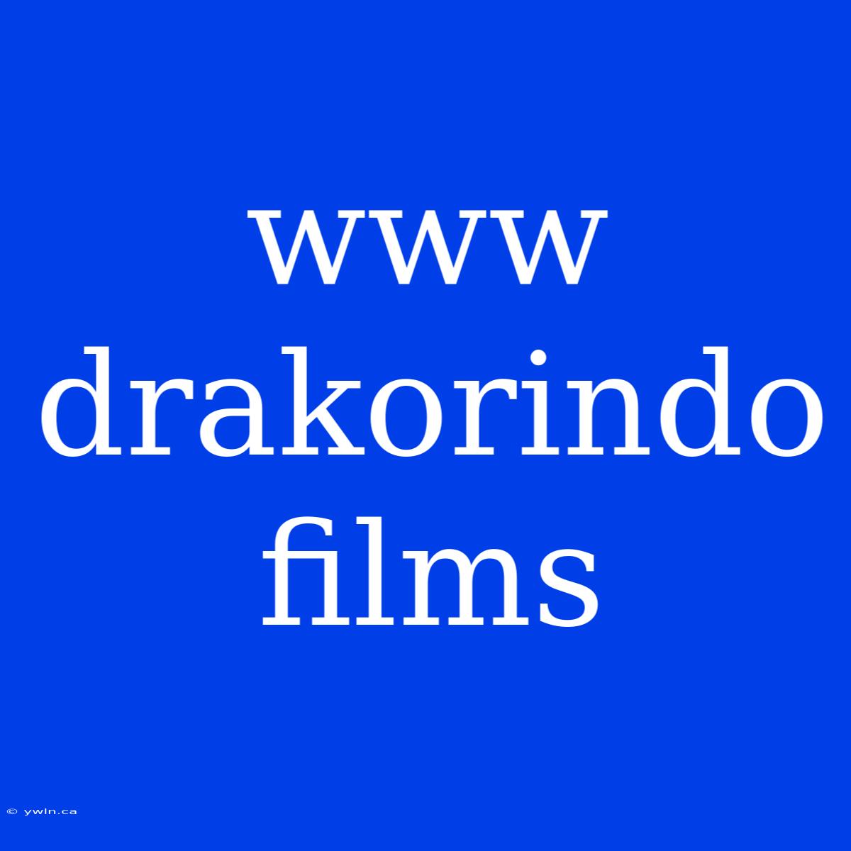 Www Drakorindo Films