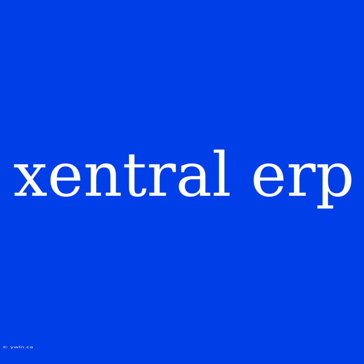 Xentral Erp