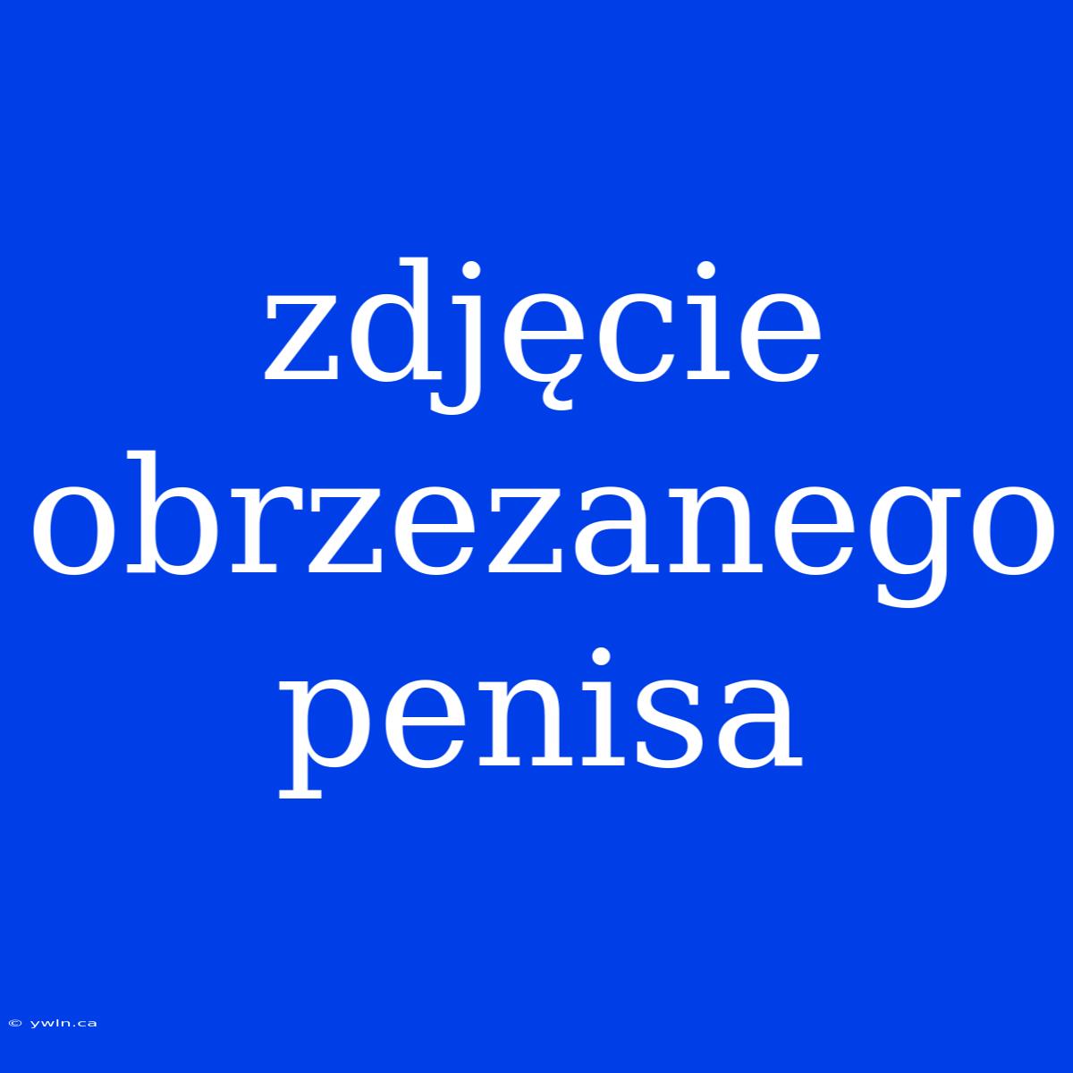 Zdjęcie Obrzezanego Penisa